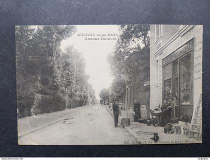 Carte France Aulnay-sous-Bois  Avenue Dumont  - Cachet  Service des bléssés militaires