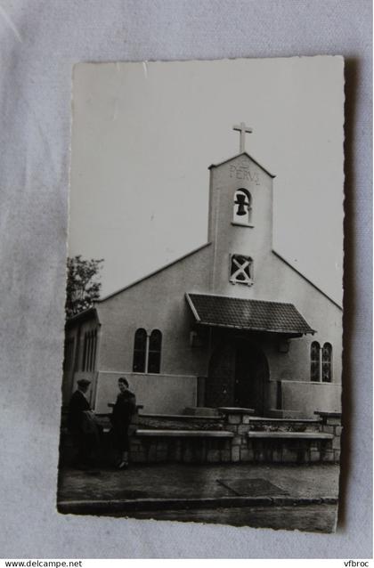 Cpsm, Aulnay sous Bois, la chapelle saint Pierre, Seine saint Denis 93