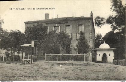 CPA Aumale Hotel de la Commune mixte