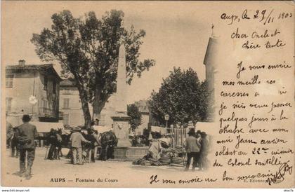 CPA AUPS Fontaine de Cours (1111830)