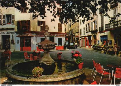 CPM AUPS Place de la Fontaine (1114097)