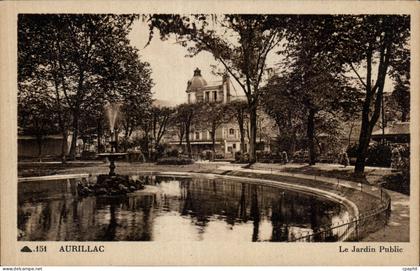 Aurillac - Le Jardin Public - CPA