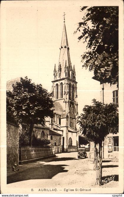 CPA Aurillac Eglise St Geraud