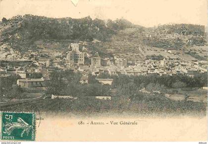 Carte Postale Ancienne - 13 - Auriol - Vue Générale - CPA - Oblitération ronde de 1909 - Voir Scans Recto-Verso - Poscar