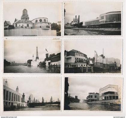 EXPOSITION INTERNATIONALE PARIS  1937. 14 PHOTO'S 11 X 6,5 CM  VOIR SCANS