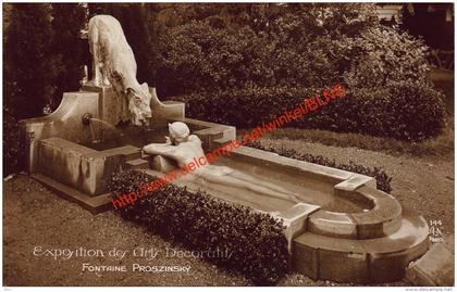 Fontaine Proszinsky - Exposition des Arts Décoratifs