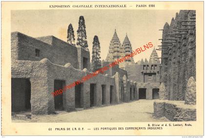 Palais de l'A.O.F. - Exposition Coloniale Internationale Paris 1931