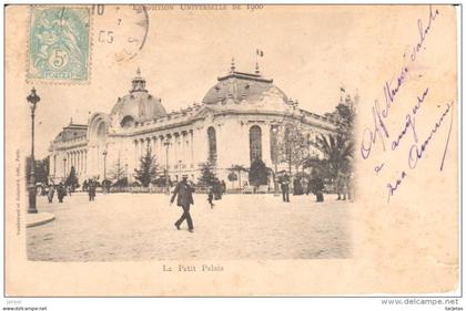 POSTAL   PARIS  - EXPOSITION UNIVERSELLE DE 1900-LE PETIT PALAIS