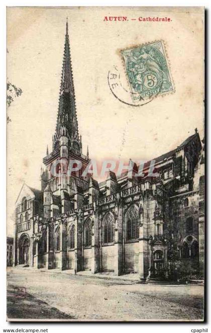 CPA Autun Cathedrale