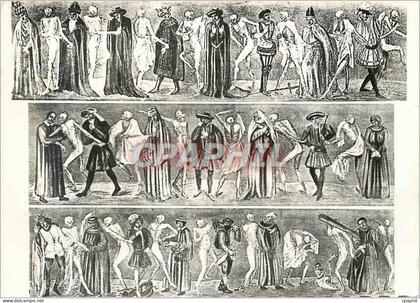 CPM La Chaise Dieu La danse macabre de la Chaise Dieu