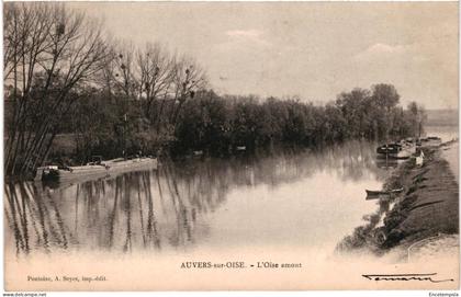 CPA   Carte Postale France  Auvers-sur-Oise  L'Oise en amont  1903 VM107839