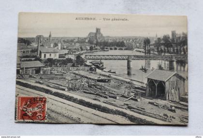 Cpa 1911, Auxerre, vue générale, Yonne 89