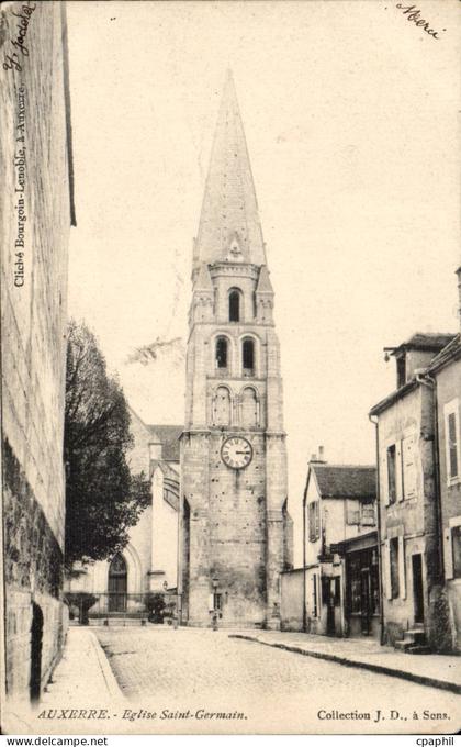 CPA Auxerre Eglise Saint Germain