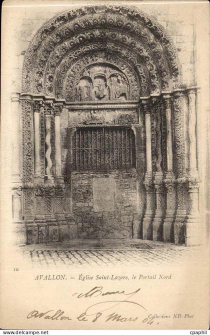 Avallon - Eglise Saint Lazare - CPA