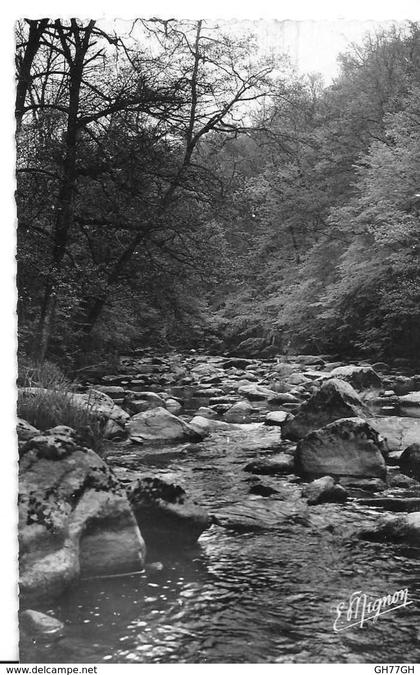 CPA AVALLON -cousin-la-roche -LE CROT NOIR