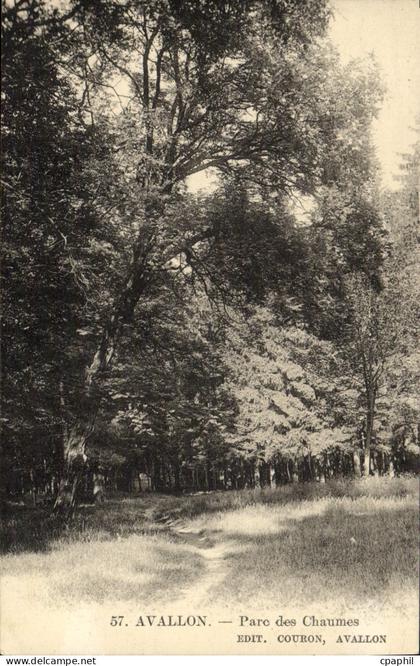 CPA Avallon Parc Des Chaumes