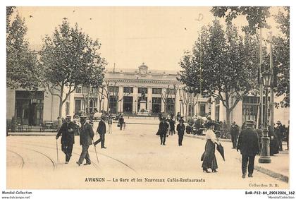 BARP12-1233-83 - AVIGNON - La Gare et les Nouveaux Cafes-Restaurants