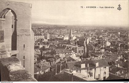 CPA Avignon Vue Generale