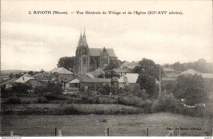 Avioth - Vue Generale du Village et de l'Eglise - CPA