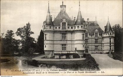 CPA Azay Le Rideau Le Chateau National