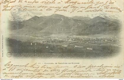 CPA Panorama de Bagneres de Bigorre (carte 1900)