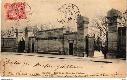 CPA Bagneux Entree du Cimetiere Parisien (1312528)