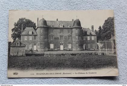 Cpa 1922, Bagnoles de l'Orne, le château de Couterne, Orne 61