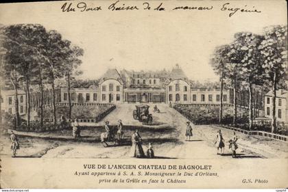 CPA Vue de l'Ancien Chateau de Bagnolet