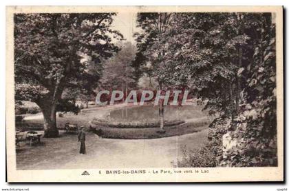 CPA Bains les Bains Le Parc Vue le Lac