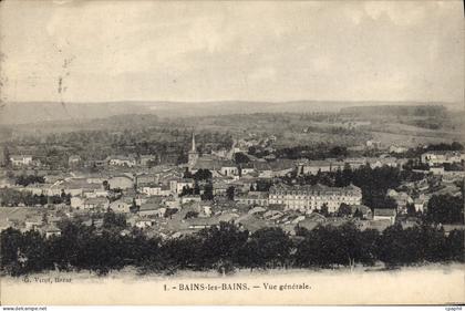 CPA Bains Les Bains Vue Generale