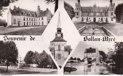 BALLAN-MIRE -37- CPSM - Mulmtivues - Souvenir de Ballan-Miré - 12-03-25