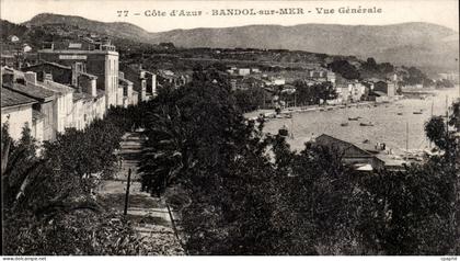 Bandol sur Mer CPA Vue generale