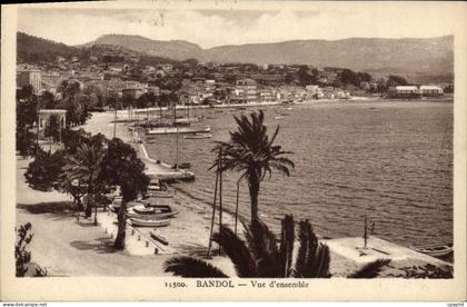 CPA Bandol Vue d'ensemble