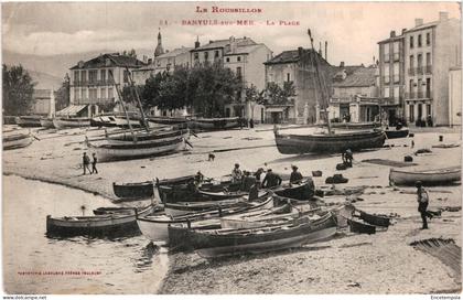 CPA  Carte Postale France  Banyuls-sur-Mer  La Plage   1907  VM105949
