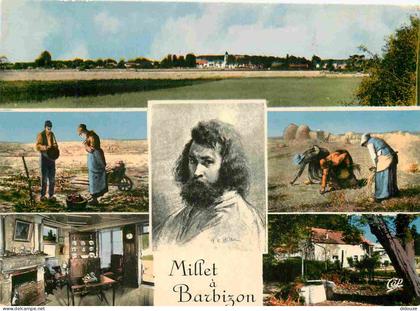 Carte Postale - 77 - Barbizon - Millet à Barbizon - Multivues - Art Peinture - CPM - Voir Scans Recto-Verso - Poscard -