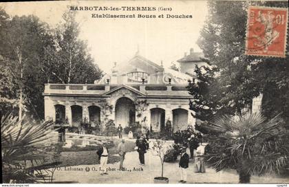 CPA Barbotan Les Thermes Etablissement Boues Et Douches