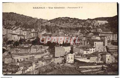 CPA Barjols Vue Generale Panorama