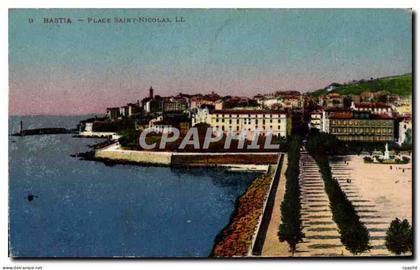 Corse - Haute Corse - Corsica - Bastia - Place Saint Nicolas - CPA