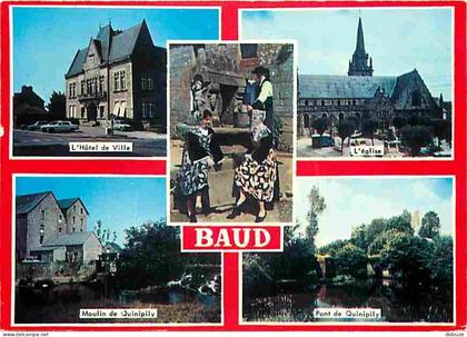 56 - Baud - Multivues - Folklore - Flamme Postale - CPM - Voir Scans Recto-Verso