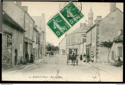 Carte postale - France - Baugy - Rue du Gué (CP27544)