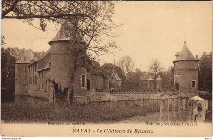 CPA BAVAY Chateau de Rametz (999808)
