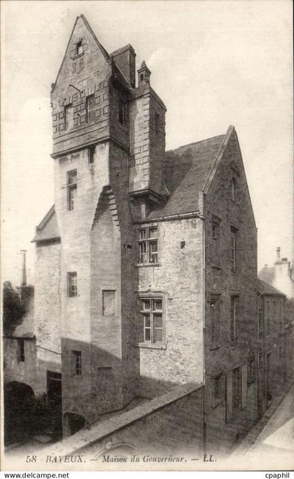 Bayeux CPA Maison du gouverneur