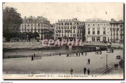 CPA Bayonne Pont Mayou et petit Bayonne