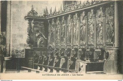 CPA Cathedrale de Lescar Les Stalles