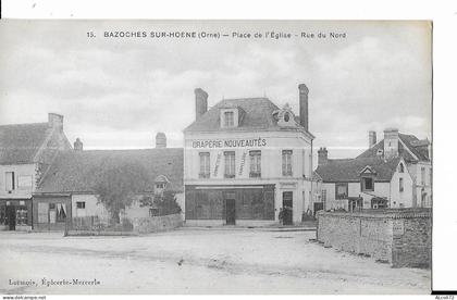 BAZOCHES sur HOENE: Place de l'église - rue du Nord - 15 Lormoie (non renouvelable - offre inférieure refusée)