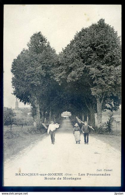 cpa du 61 Bazoches sur Hoene -- les promenades route de Mortagne  SEPT24-36