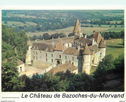 Carte Postale - 58 - Bazoches du Morvand - Le Château - Vue aérienne - CPM - Carte Neuve - Voir Scans Recto-Verso - Posc