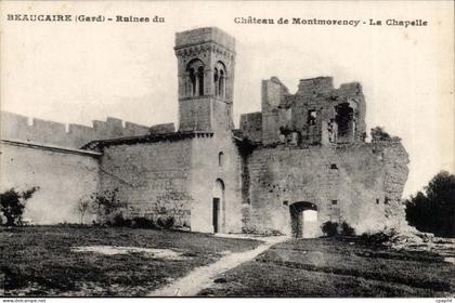 Beaucaire - Chateau de Montmorency - La Chapelle - CPA