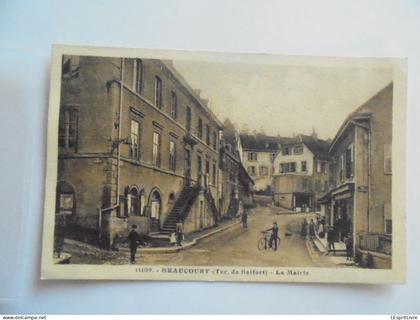 BEAUCOURT La Mairie Animée Carte Postale