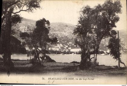 CPA Beaulieu sur Mer vu du Cap Ferrat